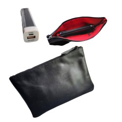 Superbag, la Pochette unisex italiana intelligente con doppio caricatore USB Smartphone