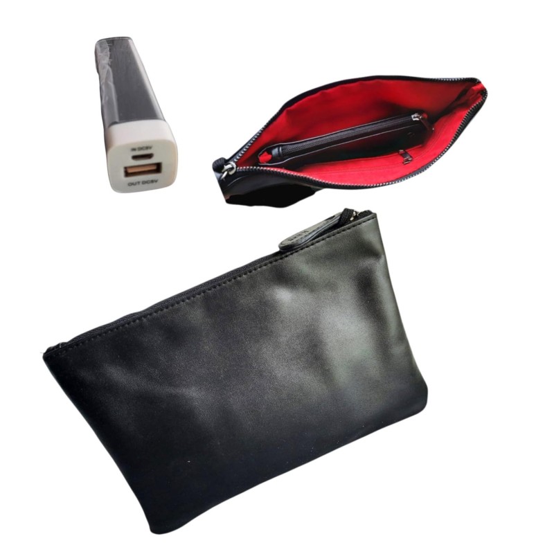 Superbag, la Pochette unisex italiana intelligente con doppio caricatore USB Smartphone