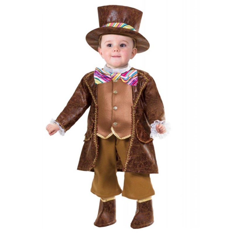 Costume Cappellaio Magico per Bambini Carnevale Travestimento Originale con Accessori