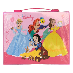 COLORI PRINCIPESSE DISNEY VALIGETTA 52 PEZZI IDEA REGALO BAMBINO