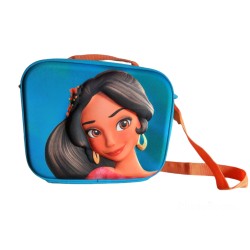 Cestino Termico Portamerenda Bambina 3D Elena di Avalor Disney con Tracolla – Asilo Scuola – 23.5x19.5x8 cm