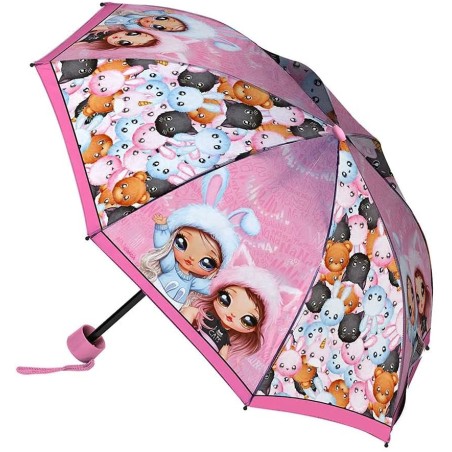 Ombrello Pieghevole Na Na Na Disney Antivento con Struttura Rinforzata Ombrello Portatile per Borsa, Zaino o Viaggio