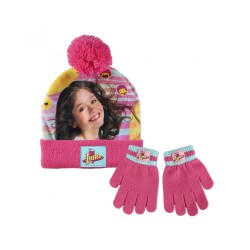 CAPPELLO INVERNALE CON PON PON E GUANTI SOY LUNA DISNEY TAGLIA UNICA BAMBINA