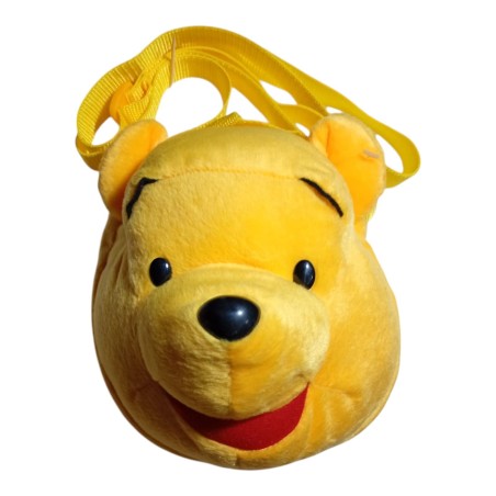 Borsetta Tracolla Winnie the Pooh Disney – Borsa Peluche Morbida per Bambine – Mini Bag da Passeggio 20 cm