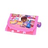 Portafoglio Bambina Dottoressa Peluche – Con Portamonete, Chiusura Velcro, 13x9 cm – Accessorio Disney Rosa