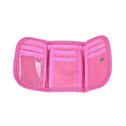 Portafoglio Bambina Dottoressa Peluche – Con Portamonete, Chiusura Velcro, 13x9 cm – Accessorio Disney Rosa