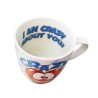 Tazza Romantica in Ceramica “Crazy About You” con Cuore – Tazzone Colazione Idea Regalo Amore, San Valentino, Anniversario