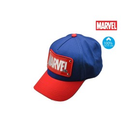 Cappellino Marvel Logo Originale – Modello Rapper con Visiera Rigida (Taglia 58)