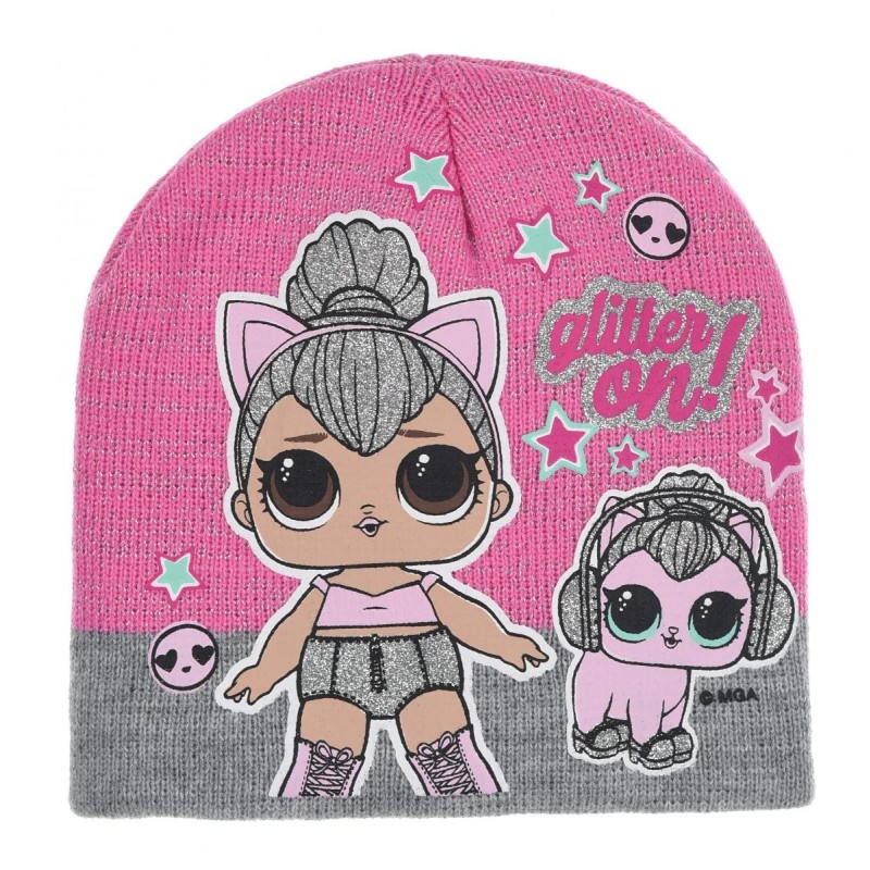 Cappello Invernale LOL Surprise Glitter – Taglia 54 – Accessorio Moda Bambina – Berretto Caldo Ufficiale LOL