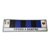 Targa con Ventosa Inter Neroazzurro – Accessorio per Auto, Moto e Finestre – Dimensioni 22x6 cm