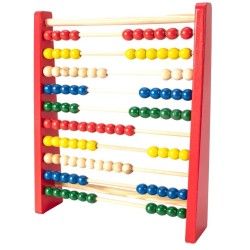 Gioco Abaco per Bambini in Legno – Strumento Istruttivo per Imparare a Contare