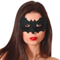Maschera Halloween/Carnevale Domino Pipistrello