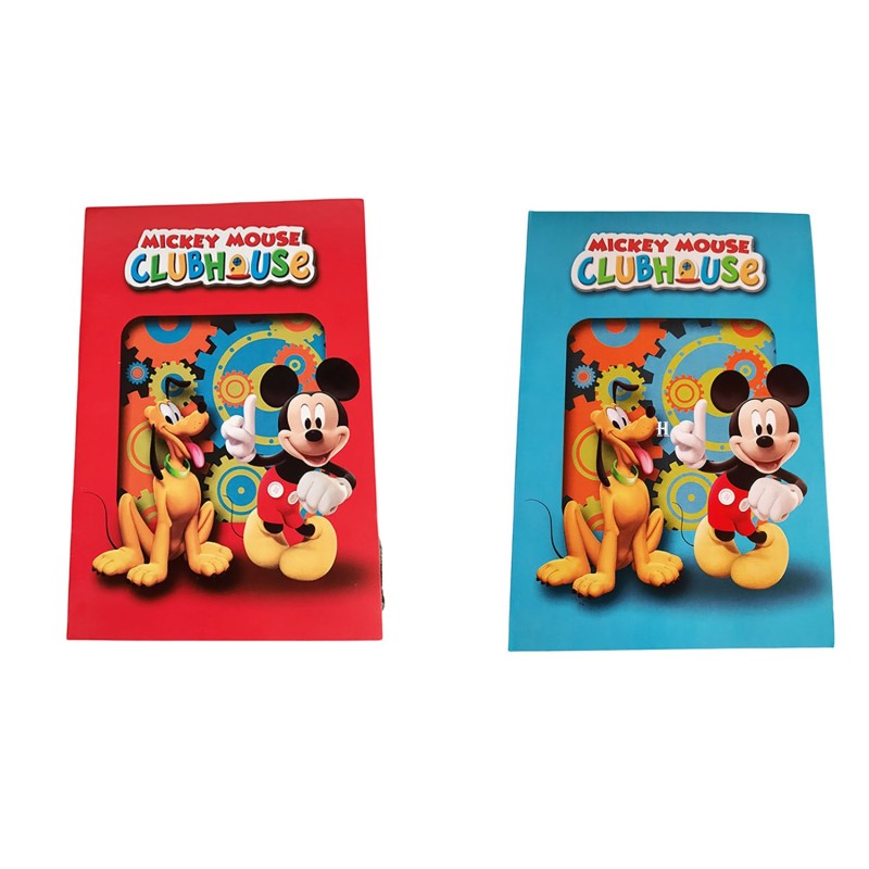 Biglietto Augurale Disney Mickey & Pluto CM 17X11 Compleanno e Festa