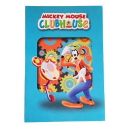 : Biglietto Auguri Disney Pluto per Compleanno Bambini | 17x11 cm | Festa a Tema Topolino | Con Busta Inclusa