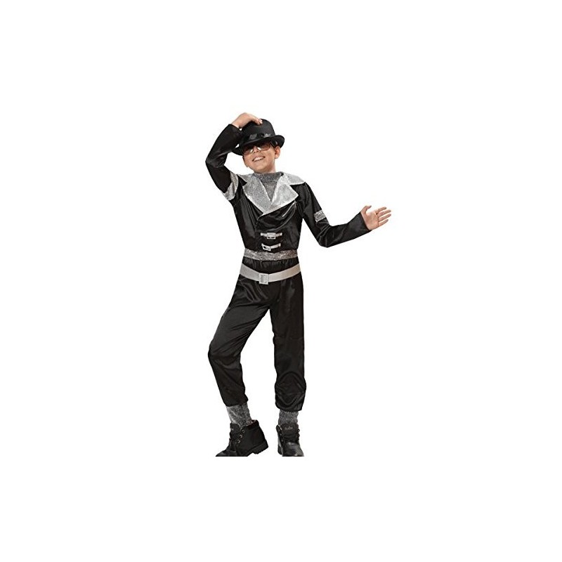 VESTITO COSTUME Maschera di CARNEVALE bambino - MICHAEL Jackson SUPER STAR