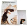Biglietto Augurale Buon Compleanno Gattini – Messaggio Divertente “Restare Sempre Giovane” – 17x12 cm