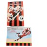 Biglietto Augurale Buon Compleanno - Sei un Vero Rossonero, Idea Regalo per Tifosi di Calcio