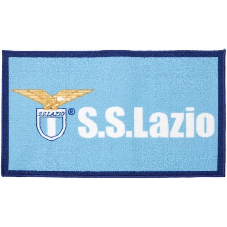 Tappeto Scendiletto Ufficiale SS Lazio Celeste 50x80 cm – Antiscivolo, Comfort e Orgoglio Biancoceleste