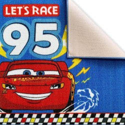 Tappeto Arredo Cameretta Disney Cars – Saetta McQueen 80x120 cm, Antiscivolo