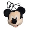 Borsa Tracolla 3D Mickey Mouse in Peluche – Mini Borsetta 14 cm con Cerniera | Idea Regalo Bambina Disney