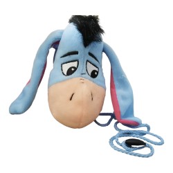 Borsetta Tracolla Bambina Ih-Oh Winnie the Pooh – Pochette Morbida Azzurra con Cerniera – Mini Borsa Peluche