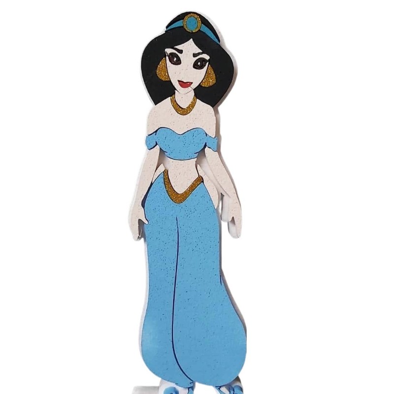 Sagoma in Polistirolo Principessa Jasmine Personalizzata Compleanno festa e party Disney Marvel