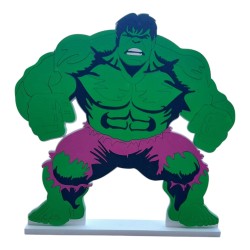 Sagoma Hulk Personalizzata in Polistirolo con Nome 3D - 70 cm - Decorazioni per Compleanni