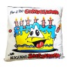 Cuscino Regalo Compleanno Divertente 40x40 cm – Augurio Smisurato con Torta Sorridente | Idea Regalo Originale e Simpatica