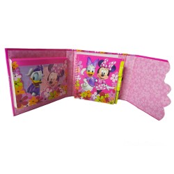 Set Ricordi Disney Minnie - Album Foto, Agenda, Block Notes, Penna Scatto - Set Regalo Disney Ricordi Minnie