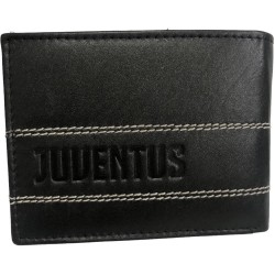 Portafoglio Uomo Juventus Ufficiale in Pelle – Compatto, Porta Monete, Documenti e Tessere – Nero Elegante