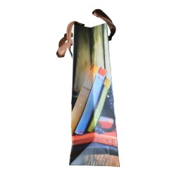Shopper di Carta con Manico, Design "Bimbo che Dorme" - Sacchetto Regalo 23x8.5x18 cm, Ideale per Compleanni e Nascite