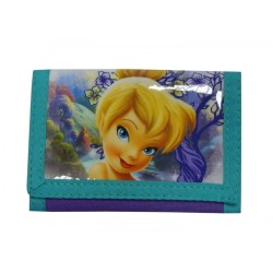 Portafoglio Disney Trilly Bambina 14x10 cm con Strappo e Chiusura a Velcro – Tasca Portamonete