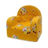 Poltroncina Cameretta Bambini Disney Winnie the Pooh – Sedia Imbottita in Cotone Naturale, Sfoderabile e Trapuntata