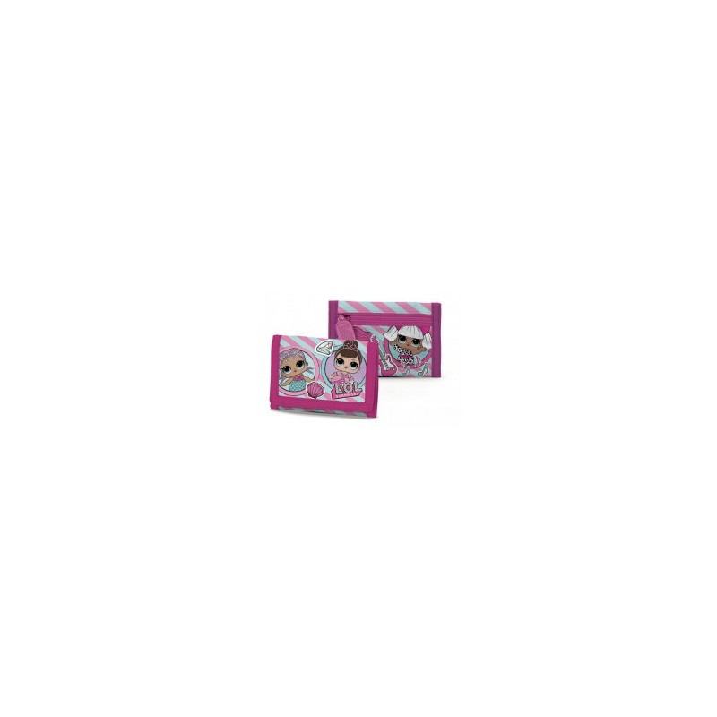 Portafoglio Bambina LOL Surprise con Strappo e Portamonete - 13x9 cm
