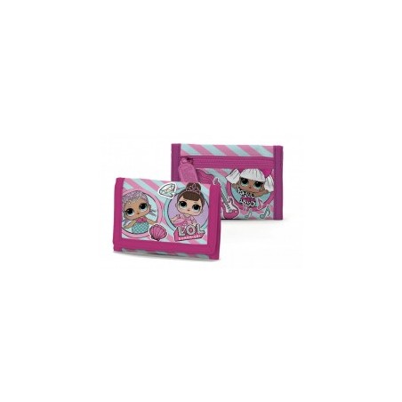 Portafoglio Bambina LOL Surprise con Strappo e Portamonete - 13x9 cm