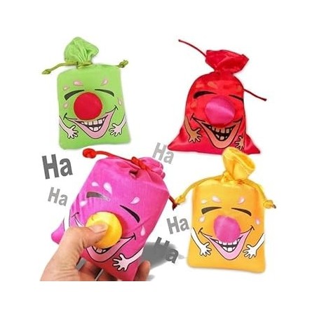 Portachiavi Risata Rumorosa - Divertente Pagliaccio Colorato - Idea Regalo per Bambini e Adulti