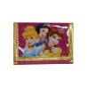 Portafoglio Bambina Principesse Disney – Cenerentola, Biancaneve e Belle – Rosa e Oro Glitter con Chiusura in Velcro