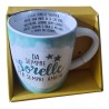 Tazza in Ceramica "Da Sempre Sorella e per Sempre Amiche" - Regalo Unico per Sorella con Scritta Interna, in Confezione Regalo