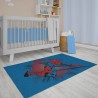 Tappeto Cameretta Bambini Spiderman 80x120 cm – Antiscivolo, Morbido e Facile da Pulire, Decorazione Supereroi Marvel