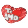 Cuscino Pelouche Cuore con Scritta Ti Amo da 28 cm idea regalo San Valentino