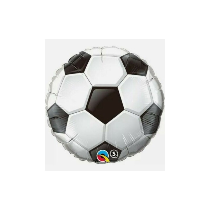 Palloncino Pallone Calcio Pz.1 Mylar Tondo 18" Cm.45