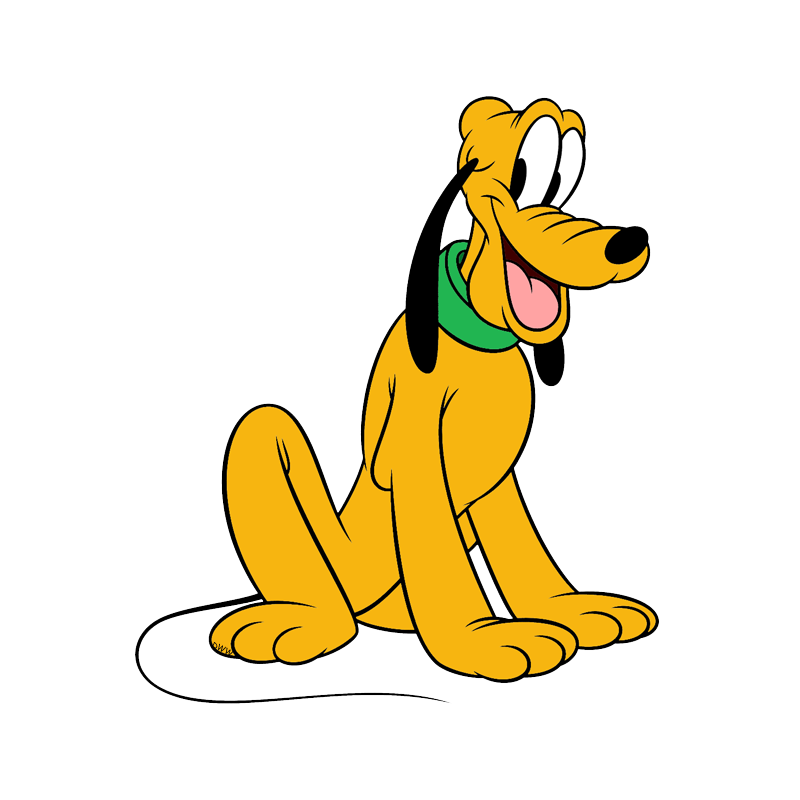 Sagoma Personalizzata in Polistirolo di Pluto Disney per Compleanno – Festa a Tema Disney – 70 cm con Nome in Effetto 3D
