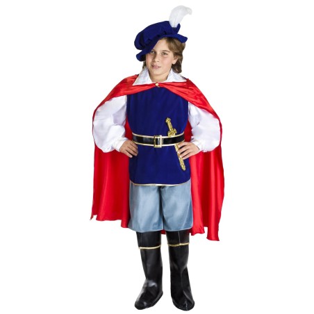 Costume Principe delle Fiabe Bambino in Velluto – Abito Reale Elegante per Carnevale, Cosplay e Feste