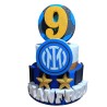 Torta Scenografica Multilivello FC Inter in Polistirolo Personalizzata – Per Compleanni e Feste di Tifosi Nerazzurri!