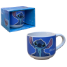 TAZZA LARGA JUMBO LILO & STITCH TAZZONE COLAZIONE IN CERAMICA CONFEZIONE REGALO