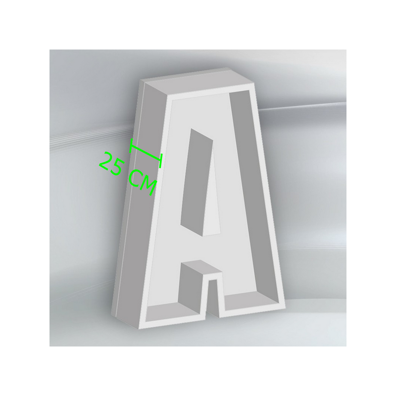 Porta Palloncini Lettera "A" in Polistirolo Balloon Box – Scenografie per Eventi e Feste,