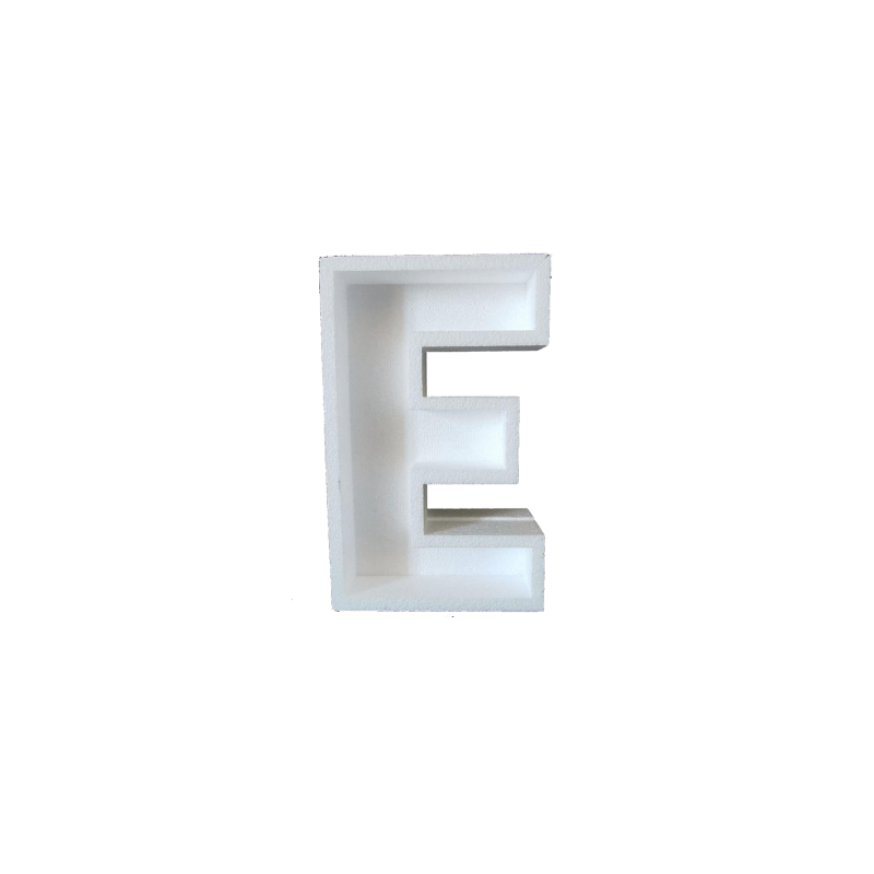 Porta Palloncini Lettera "E" in Polistirolo Balloon Box – Scenografie per Eventi e Feste,