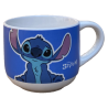 TAZZA LARGA JUMBO LILO & STITCH TAZZONE COLAZIONE IN CERAMICA CONFEZIONE REGALO