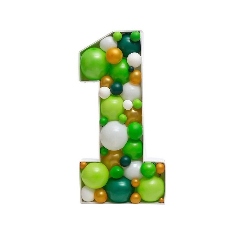 "Porta Palloncini Numero 1 Balloon Box: Il Dettaglio Perfetto per la Tua Festa di Compleanno!"