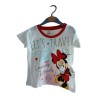 T-Shirt Minnie Disney Bambina 2 Anni Manica Corta Cotone Maglietta Estate Top Baby Girl